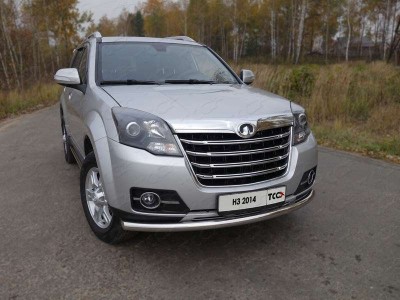 Защита переднего бампера 60 мм для Great Wall Hover H3 New № GRWALH314-01
