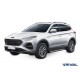 Пороги на автомобиль "Bmw-Style круг" Rival для JAC S7 (Джак С7) 2020-н.в., 180 см, 2 шт., алюминий