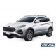 Порог-площадка "Premium-Black" A180ALB Rival + комплект крепежа для JAC S7 2020-н.в. 