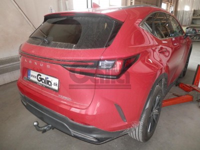 Фаркоп оцинкованный для Lexus NX350H 2022-н.в., Lexus NX450H 2022-н.в. быстросъемное крепление шара