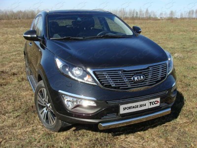 Накладка решётки радиатора нижняя 12 мм для Kia Sportage № KIASPORT14-13