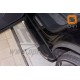 Пороги алюминивые Brilliant Black Турция для Land Rover Discovery Sport 2014-2021