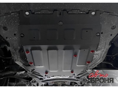 Защита картера (сталь) + комплект крепежа для Changan CS55 Plus 2022-н.в. (V - 1.5) ,Uni-S 2024-н.в.