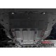 Защита картера (сталь) + комплект крепежа для Changan CS55 Plus 2022-н.в. (V - 1.5) ,Uni-S 2024-н.в.