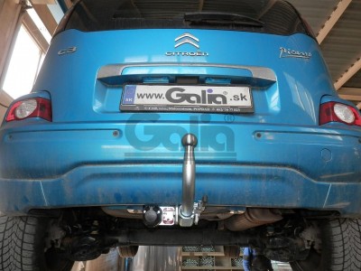 Фаркоп оцинкованный Galia шар A для Citroen C3 Picasso 2009-2017