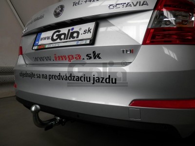 Фаркоп оцинкованный Galia шар C съемный для Skoda Octavia A7 2013-2020