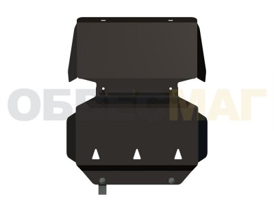 Защита картера Шериф сталь 2,5 мм для Chevrolet Tahoe/Cadillac Escalade № 04.1061