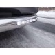 Защита переднего бампера с ДХО 76 мм ТСС для Ford Explorer 2015-2017