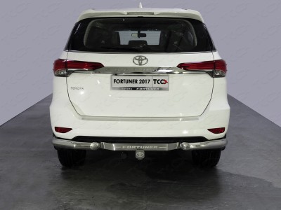 Защита задняя уголки 76 мм для Toyota Fortuner № TOYFORT17-33