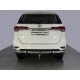 Защита задняя двойные уголки 76-42 мм ТСС для Toyota Fortuner 2017-2020
