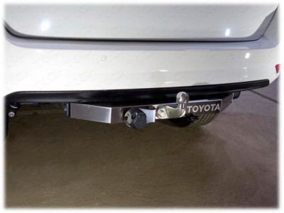 Фаркоп ТСС надпись Toyota для Toyota Fortuner № TCU00098