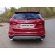 Защита задняя уголки 60 мм ТСС для Hyundai Santa Fe 2015-2018