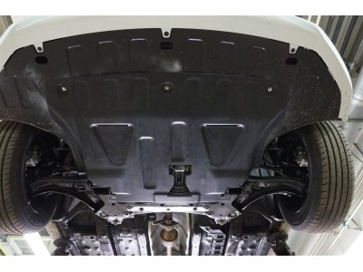 Защита картера, КПП (композит 6 мм) для Hyundai Solaris 2017-н.в. (V - все), Kia Rio 2017-02/2019 (V - все)