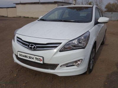 Рамка номерного знака Hyundai Solaris (комплект)