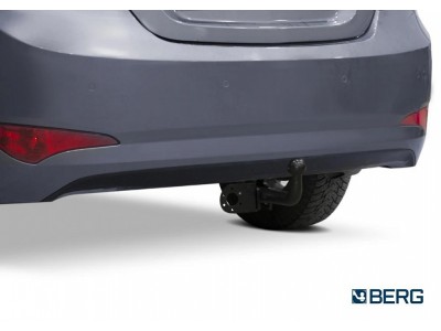 Фаркоп для Hyundai Solaris 2011-2017, Kia Rio 2011-2017 крепление шара на двух болтах