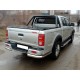 Защита заднего бампера "уголки" d-76+43 для JAC T8 Pro 2020-н.в.