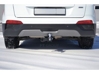 Фаркоп для Hyundai Creta 2016-2021, 2021-2022, Solaris HC 2024-н.в. съемное крепление шара под американский квадрат