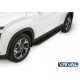 Порог-площадка "Premium" A173ALP Rival + комплект крепежа для Hyundai Creta 2021-2022