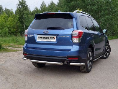 Защита задняя короткие уголки 60 мм для Subaru Forester № SUBFOR16-17