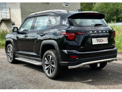 Защита задняя 60,3 мм для Haval H7 2.0 4WD 2024-н.в. №HAVH724-10