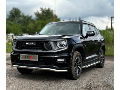 Пороги с площадкой 60,3 мм для Haval H7 2.0 4WD 2024-н.в.