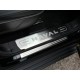 Накладки на пластиковые пороги (лист шлифованный надпись Haval) 2шт для Haval H7 2.0 4WD 2024-н.в.