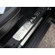 Накладки на пластиковые пороги (лист шлифованный надпись Haval) 2шт для Haval H7 2.0 4WD 2024-н.в.