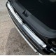 Накладка на задний бампер (лист шлифованный надпись Haval) для Haval H7 2.0 4WD 2024-н.в.
