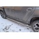 Защита порогов с алюм. площадкой d=51 мм (НПС) для Renault Duster 2021-2022