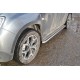 Защита порогов с алюм. площадкой d=51 мм (НПС) для Renault Duster 2021-2022