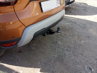 Фаркоп для Renault Duster 2 2021-2022 съемное крепление шара под американский квадрат