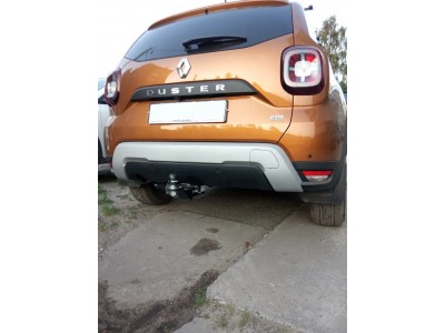Фаркоп для Renault Duster 2 2021-2022 съемное крепление шара под американский квадрат