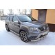 Защита порогов прямая d=63 мм (НПС) для Renault Duster 2021-2022