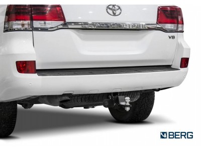 Фаркоп для Toyota Land Cruiser 200 (кроме Executive, TRD) 2007-2021, Lexus LX 2007-2022 съемное крепление шара под американский квадрат