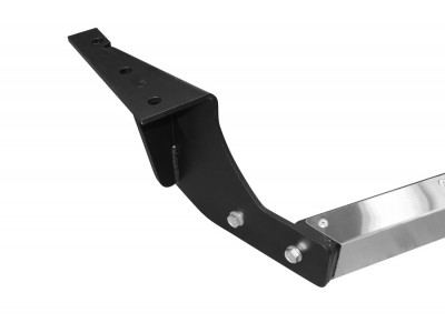 Фаркоп с нержавеющей накладкой для Mitsubishi Outlander XL 2007-2012, Citroen C-Crosser 2007-2012, Peugeot 4007 2007-2012 фланцевое крепление шара