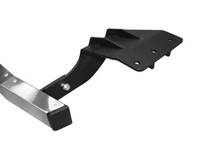 Фаркоп с нержавеющей накладкой для Mitsubishi Outlander XL 2007-2012, Citroen C-Crosser 2007-2012, Peugeot 4007 2007-2012 фланцевое крепление шара