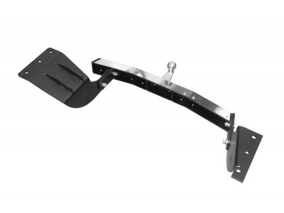 Фаркоп с нержавеющей накладкой для Mitsubishi Outlander XL 2007-2012, Citroen C-Crosser 2007-2012, Peugeot 4007 2007-2012 фланцевое крепление шара
