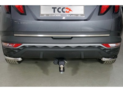 Накладка на заднюю дверь (лист шлифованный) для Hyundai Tucson 2020 – н.в. HYUNTUC21-10