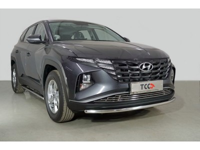 Защита передняя нижняя 42,4 мм для Hyundai Tucson 2020 – н.в. HYUNTUC21-24