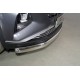 Защита передняя нижняя (овальная) 75х42 мм ТСС для Hyundai Tucson 2020 – н.в.