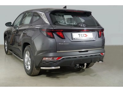 Защита задняя (уголки) 42,4 мм для Hyundai Tucson 2020 – н.в. HYUNTUC21-29