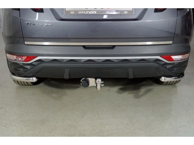 Защита задняя (уголки) 42,4 мм ТСС для Hyundai Tucson 2020 – н.в.