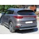 Защита заднего бампера радиусная одинарная d-60 Технотек для Kia Sportage 2018 – н.в.