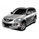 Защита порогов с алюм. площадкой d=51 мм (НПС) для Great Wall Hover H5 2011-2016, Haval H5 2020-2021