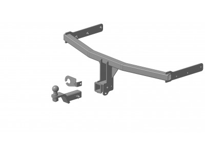 Фаркоп для Haval H5 2020-2021, Great Wall Hover H3 2009-2013, Great Wall Hover H5 2010-2016, Great Wall Hover 2007-2010 съемное крепление шара под американский квадрат №8125