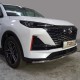 Защита передняя нижняя 42,4 мм ТСС для Changan CS55 plus I Рестайлинг 2WD 1.5T 2021 – н.в.
