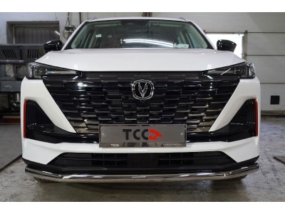 Защита передняя нижняя 60,3 мм для Changan CS55 plus I Рестайлинг 2WD 1.5T 2021 – н.в. CHANCS55PL23-05