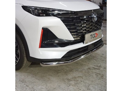 Защита передняя нижняя 60,3 мм ТСС для Changan CS55 plus I Рестайлинг 2WD 1.5T 2021 – н.в.