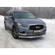 Защита переднего бампера с ДХО 76 мм ТСС для Infiniti QX60 2016-2021