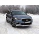 Защита передняя овальная с ДХО 75х42 мм ТСС для Infiniti QX60 2016-2021